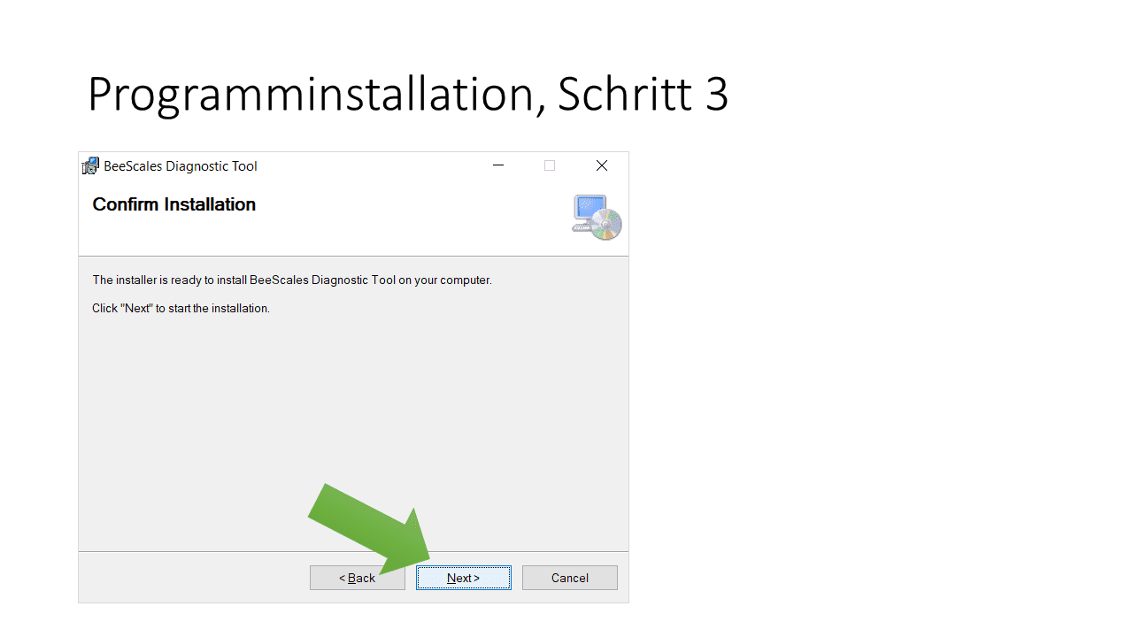 Installiertes Programm auf dem Desktop